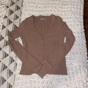 A&F cropped long sleeve